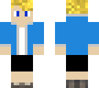 basic blue hoodie