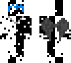 black and white dragon
