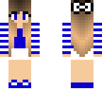 blue and white