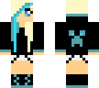blue creeper girl
