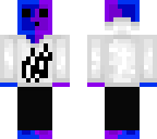 blue tbnrslime white shirt
