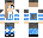 cool blue girl