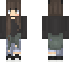 edited cute girl  credit to whoever made this skin