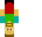 fixed upside down man