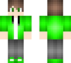green jacket teen