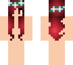 red-brown flower crown base