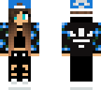 blue adidas skin