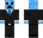 blue creeper in a suit