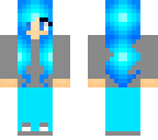 cute blue girl