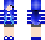 cute blue girl