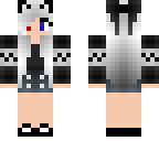 girl with white hair cat