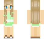 green dress