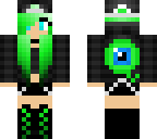 green gamer girl