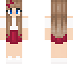 red and white girl outfit