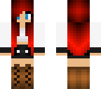 red haired modern outfit