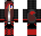 robot girl red