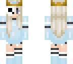 blue crayon girl