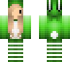 green chibi bunny