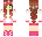 kawaii pink flower girl