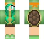 mikey girl green hair edit
