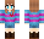 my oc as undertale frisk