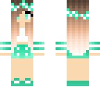 ombre seafoam green