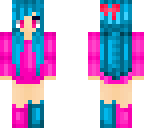 pink and blue