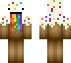 rainbow cake barf