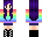 rainbow girl