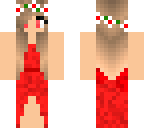 red dress