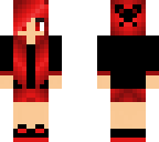 red haired bow girl