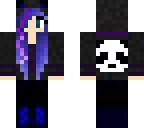winter blue pandagirl