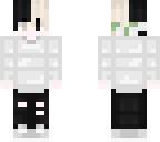 black and white