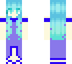 blue dress