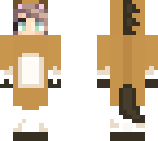 girl in horse onesie