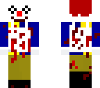 killer clown with blood 2nd version