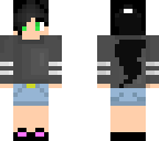 long black ponytail