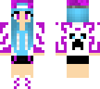 magenta girl