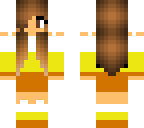 me in candy corn themed chothes