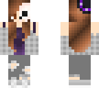 my halloween skull girl skin