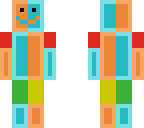 slime blue and orenge