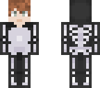 spooky scary skeleton boy