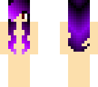 a purple haired girl