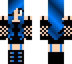 blue goth girl