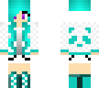 blue panda girl 
