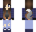 blue wolf girl