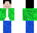 boy with green jacket