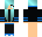 cute blue girl