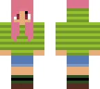 cute green girl