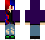 fix red blue ripped girl